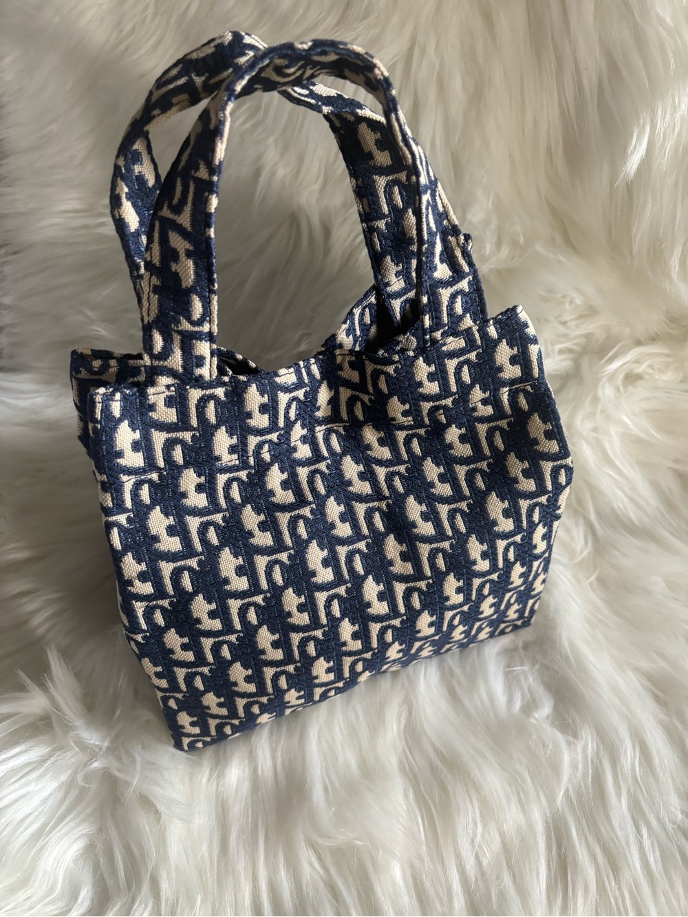 Dior Beauty Blue Mini Tote